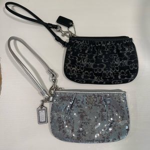 Coach wristlets